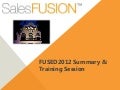 FUSED 2012 Conference Wrap up 