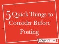 5 Quick Things to Consider Before Posting #CannesLions / #OgilvyCannes