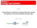 Accounting for uncertainty in species delineation during the analysis of environmental DNA sequence data