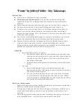 Power by Jeffrey Pfeffer - Key Takeaways
