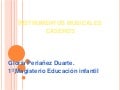 Instrumentos musicales caseros