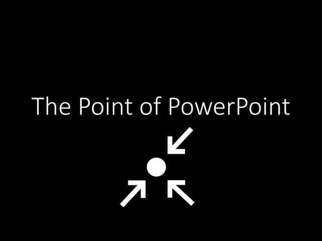 PowerPoint on PowerPoints