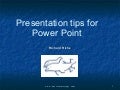 Power point presentation tips