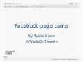 Facebook page camp