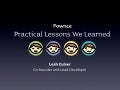 Pownce Lessons Learned