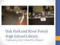 February 2012 monthly report
