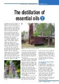 The Distillation of Essential Oils Part 1