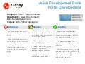 PPI_Asian Development Bank Portal Development_Success story