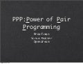 Power of pair programming