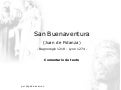 Pps   trabajo-presentación sobre san buenaventura para exponer en clase
