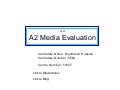 A2 Media Studies Evaluation