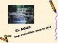 el agua indispensable para la vida