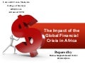 Impact Financial Crisis  Africa
