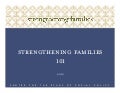 Strengthening Families 101