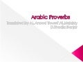 Proverb Translation
