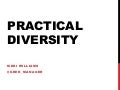 Practical Diversity