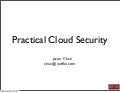 Practical Cloud Security