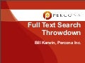 Full Text Search Throwdown