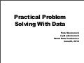Practical Problem Solving with Data - Onlab Data Conference, Tokyo
