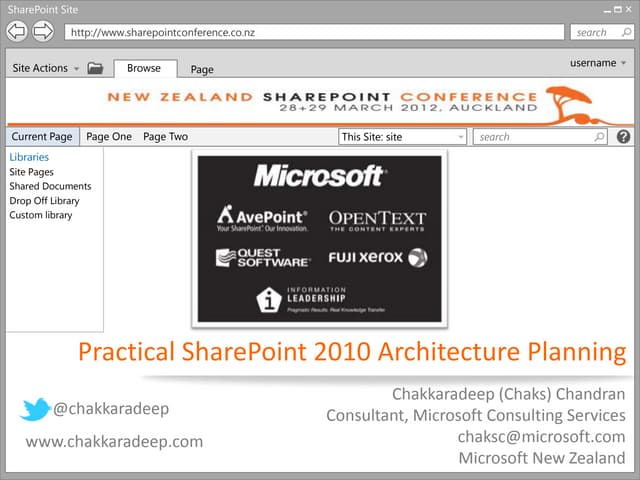 Practical SharePoint 2010 Architect...