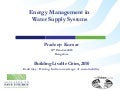 Energy Management in Water Supply Systems - Pradeep Kumar , Alliance to Save Energy