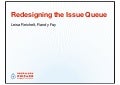 Redesigning the Drupal Issue Queue (Codename Prairie: a Social Architecture Project)