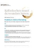 Praktikum Online-Marketing bei IFOM