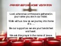 Prayer Before Home Visitation