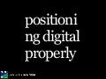 PRCA breakfast: Positioning Digital Properly