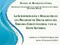 Aplicación de precedentes vinculantes en la Nueva Ley Procesal del Trabajo