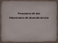 Historia del Cine.