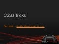 PreDevCampSF - CSS3 Tricks