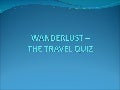 Wanderlust - Prelims