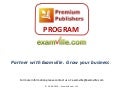 Publish Educational Content at Examville