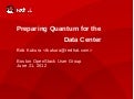 June Boston openStack Summit: Preparing quantum for the data center