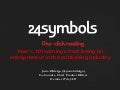 10 learnings in a 24symbols year