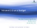 Intranet 2.0 on a Budget
