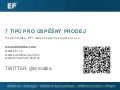 Presentace - Jak prodat více - Business Tuesday