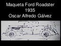 Maqueta Ford Roadster 1935