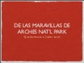 PresentacióN Arches Natl Park