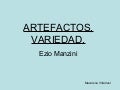 PresentacióN Artefacto Variedadesvillarroel