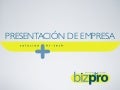 Presentación bizpro