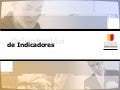 Presentación de indicadores