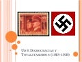 Democracias y fascismos 1º bach