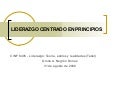 Presentación Liderazgo Centrado en Principios