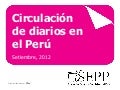 Estudio Circulación Diarios Perú - SEPP y KPMG