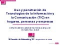 Indicadores básicos sobre usos de TIC en empresas y hogares en Colombia.