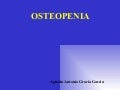 Osteopenia y actividad física