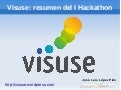 Visuse: resumen del I Hackathon