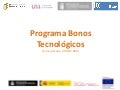 Presentacion Bonos Tecnologicos Jornada Tf Innova Jornada Icod